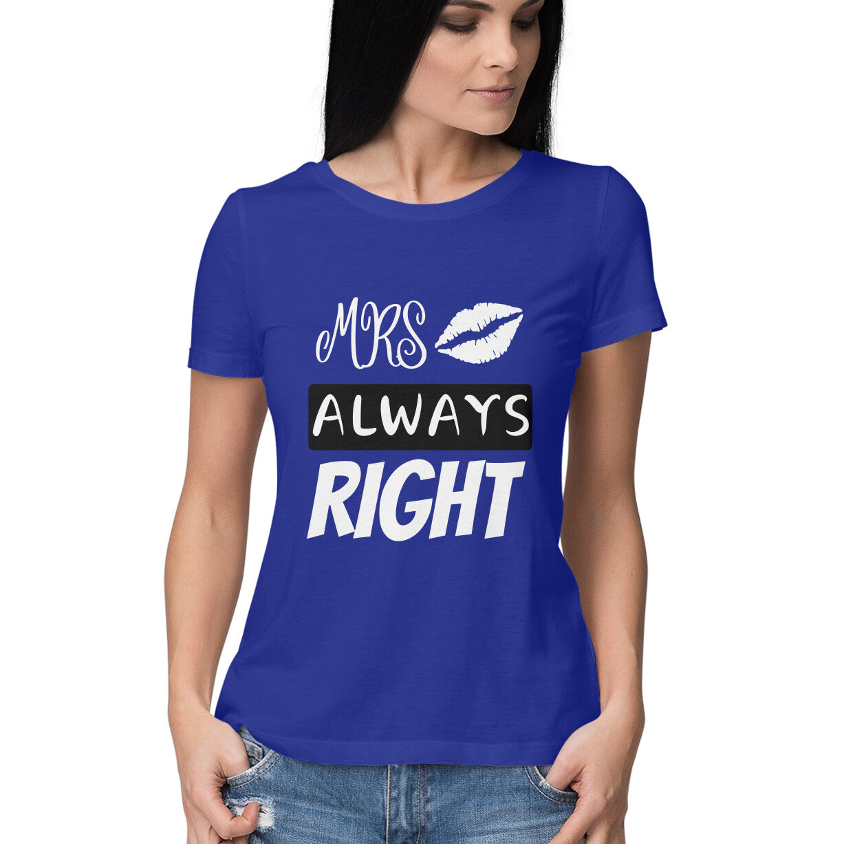 Mrs. Always Right - Couple T-Shirt for Her