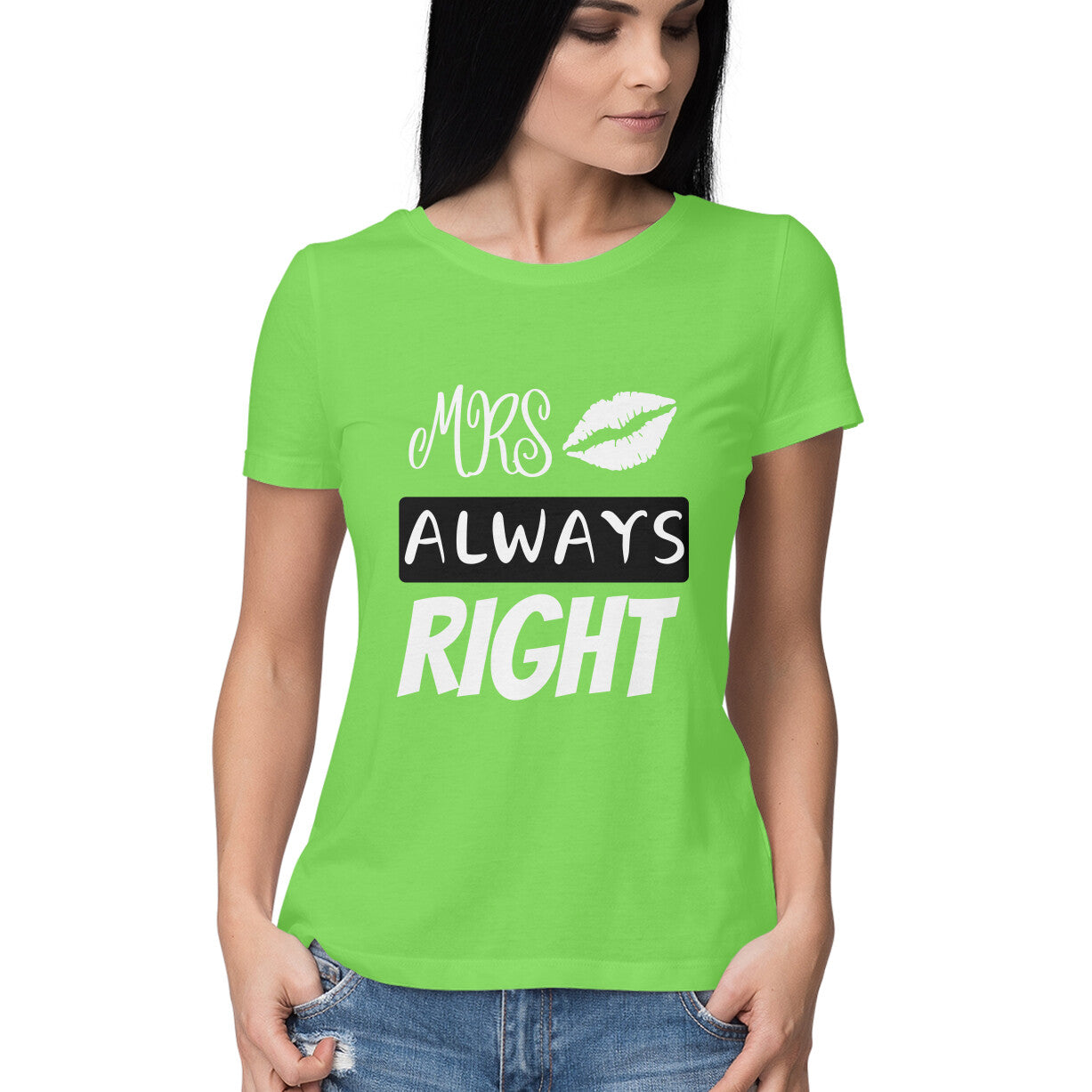 Mrs. Always Right - Couple T-Shirt for Her