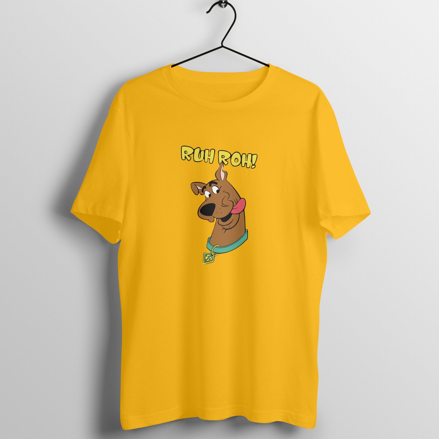 SCOOBY DOO RUH ROH! Round Neck T-Shirt