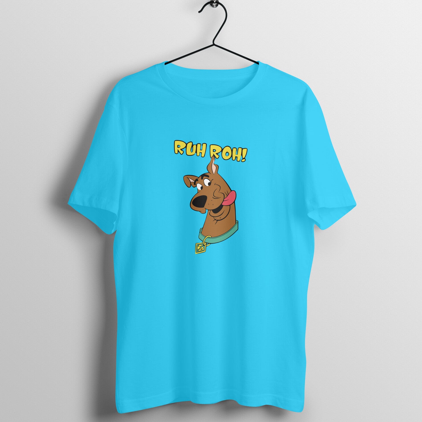 SCOOBY DOO RUH ROH! Round Neck T-Shirt