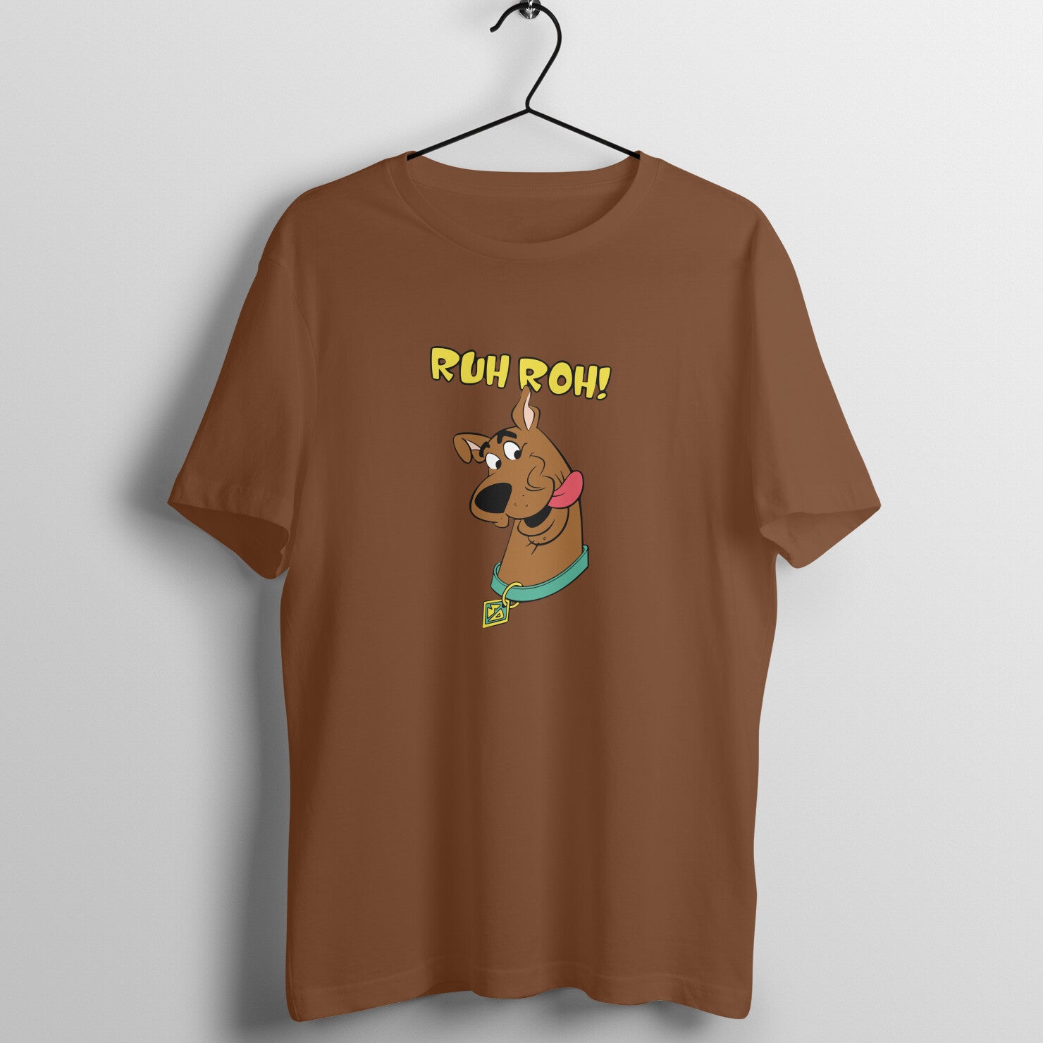 SCOOBY DOO RUH ROH! Round Neck T-Shirt