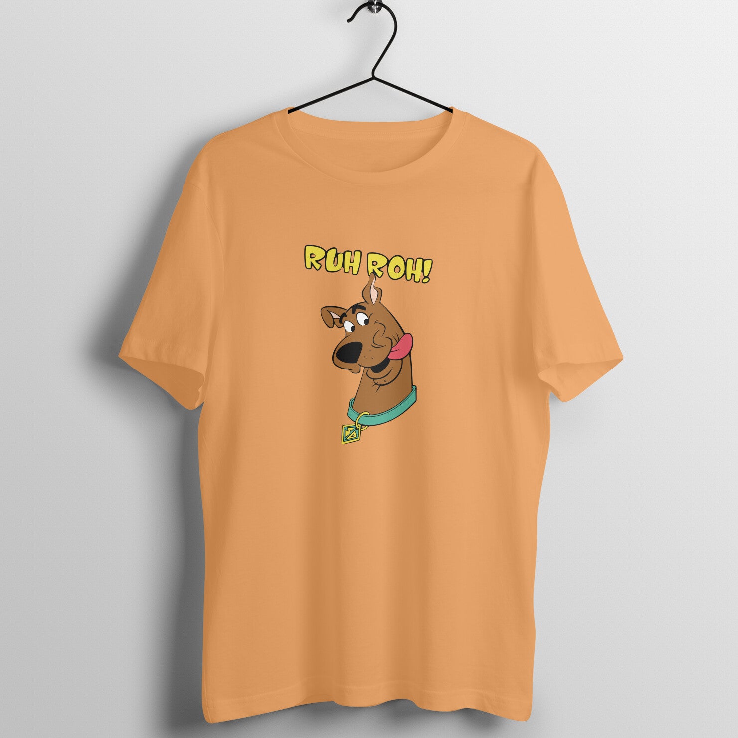 SCOOBY DOO RUH ROH! Round Neck T-Shirt