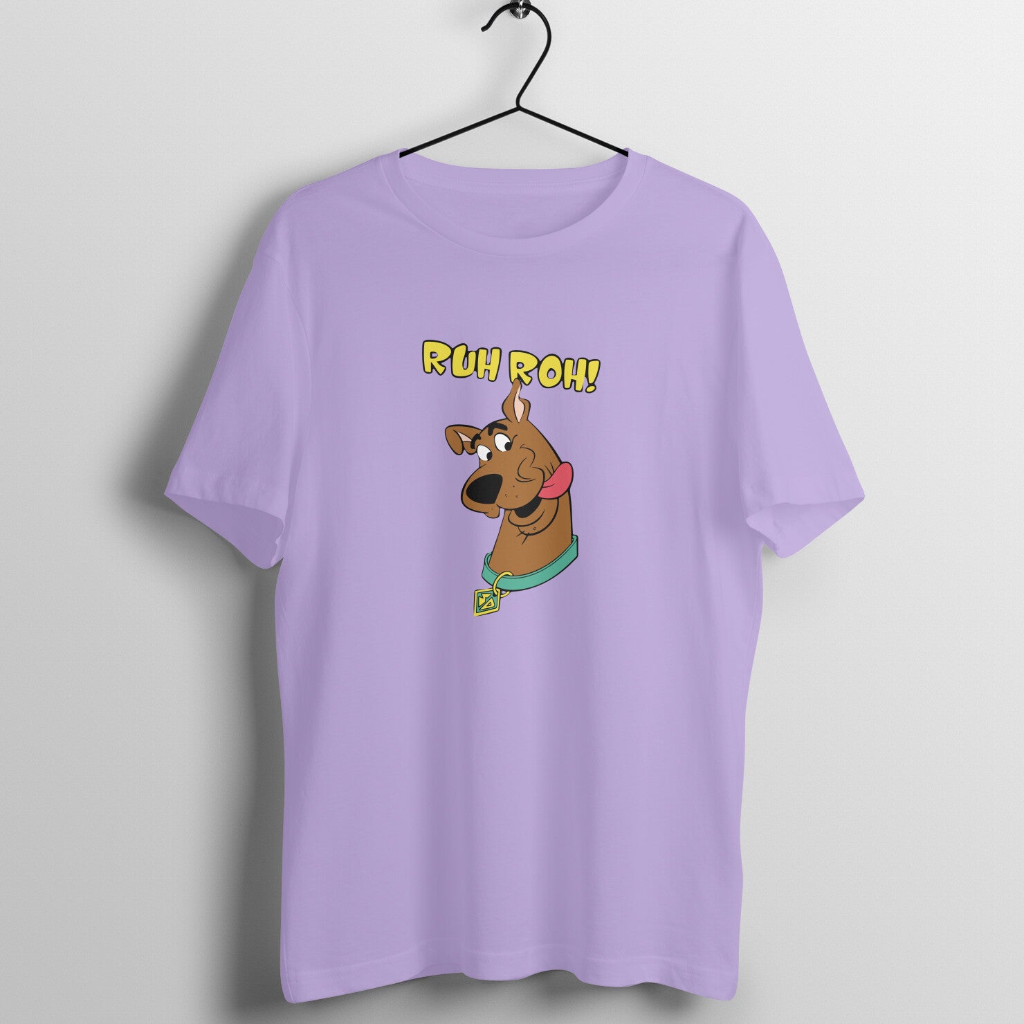 SCOOBY DOO RUH ROH! Round Neck T-Shirt