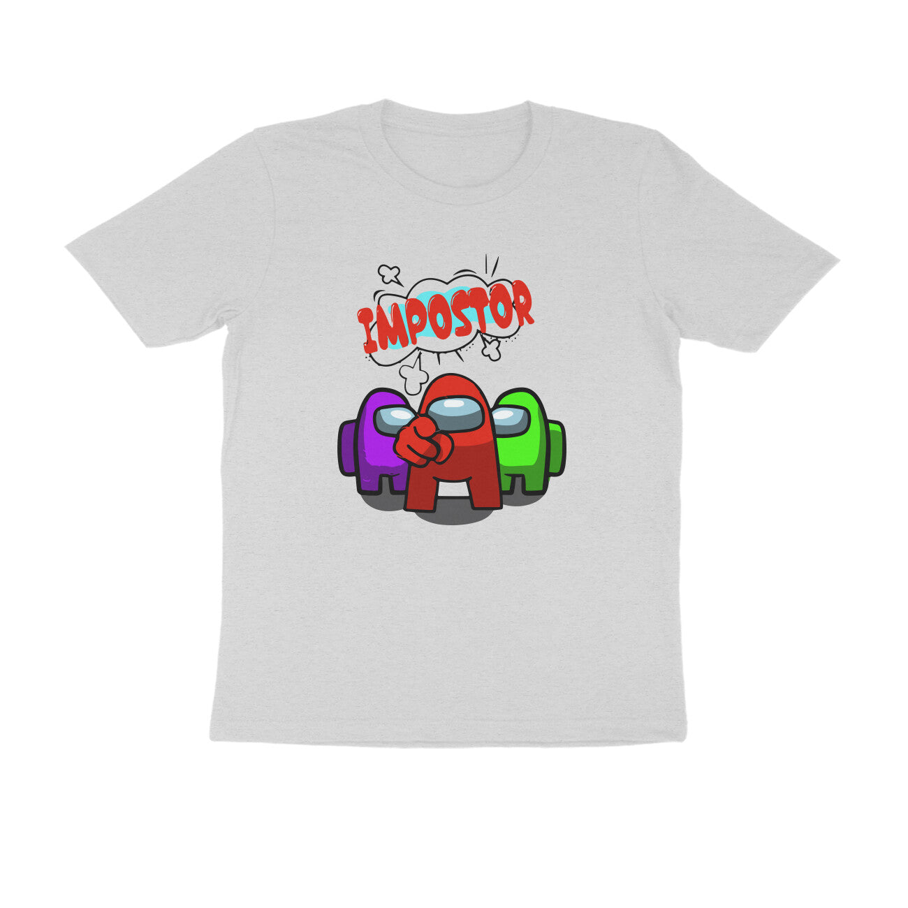 IMPOSTOR - AMONG US - Round Neck T-Shirt