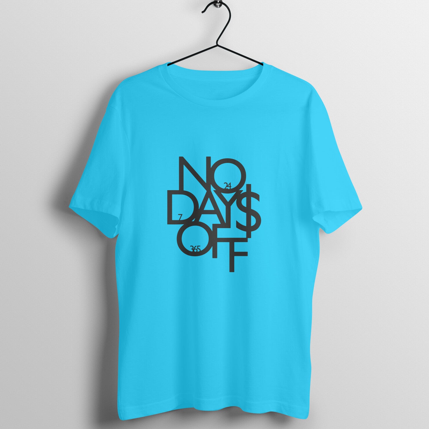 NO DAYS OFF - Round Neck T-Shirt