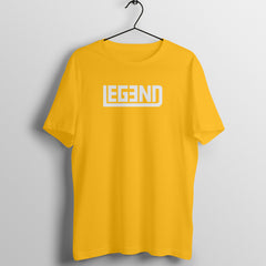 Legend - Horizontal Round Neck T-Shirt