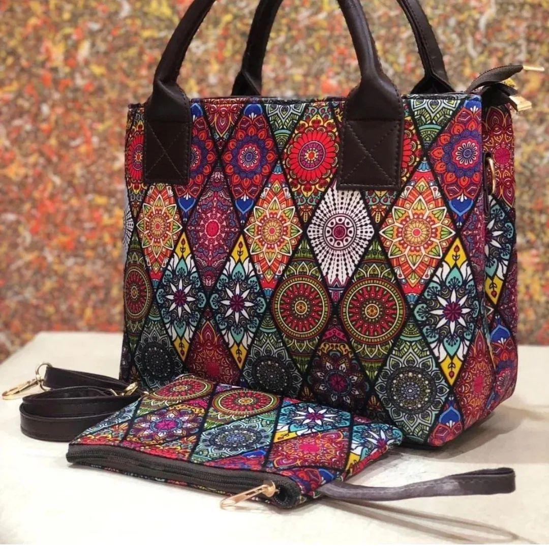 Tim Tim Hand Bag cum Sling – Bagru Print Beauty