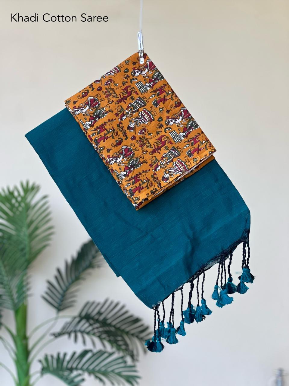 Pure khadi cotton sarees