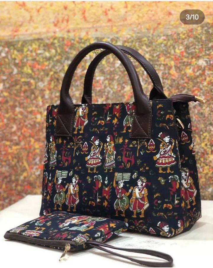 Tim Tim Hand Bag cum Sling – Bagru Print Beauty